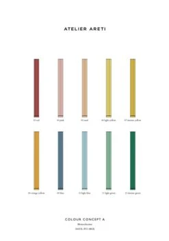 Lampadaire Parallel Tubes - Concept Colour A