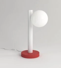 Lampe De Table - Tube With Globes And Cones - Concept Colour B