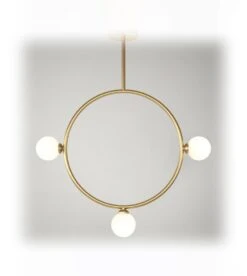Suspension Circle Pendant - 3 Globes